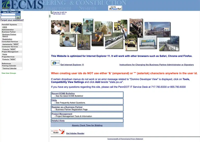 PennDOT ECMS Registration